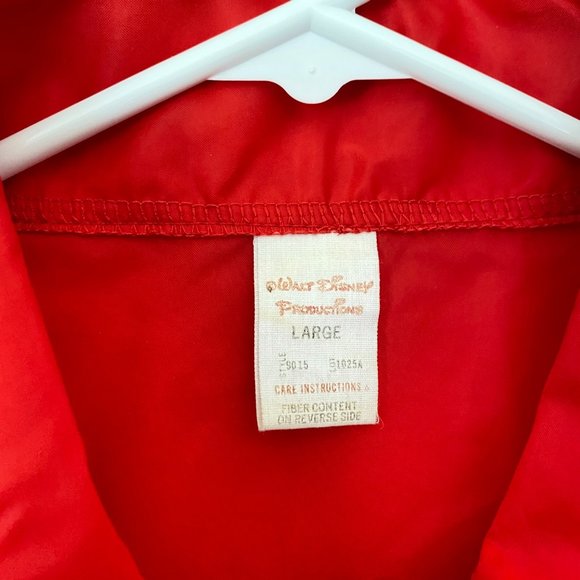 Vintage Walt Disney Productions Mickey Mouse Windbreaker L - Picture 3 of 6